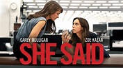 She Said: Featurette - A Look Inside - Trailers & Videos - Rotten Tomatoes