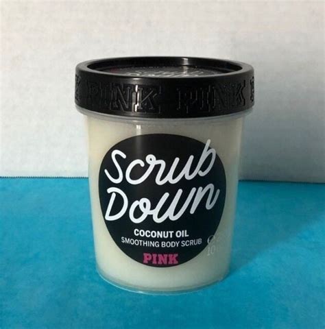 Victorias Secret Pink Scrub Down Coconut Oil Soothing Body Scrub 10 Oz