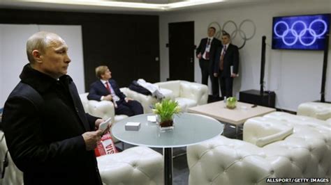 Sochi Olympics Ring Malfunctions At Opening Ceremony Bbc News
