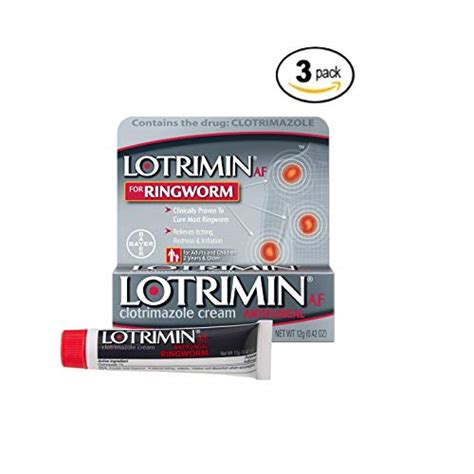 Lotrimin Af Ringworm Cream Clotrimazole 1 Clinically Proven