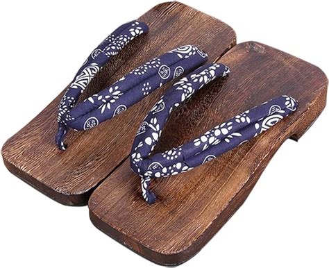 Yuena Care Japanese Geta Sandals Wooden Flip Flops Japan Traditional