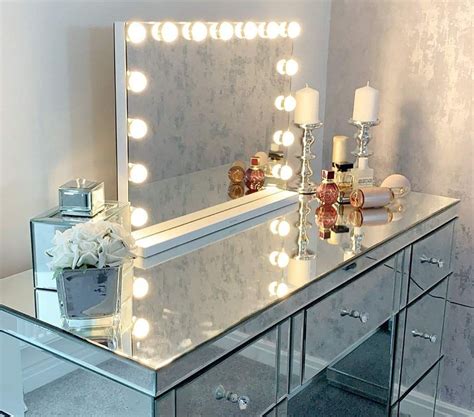 Hansong Large Vanity Makeup Mirror With Lights Hollywood Lighted