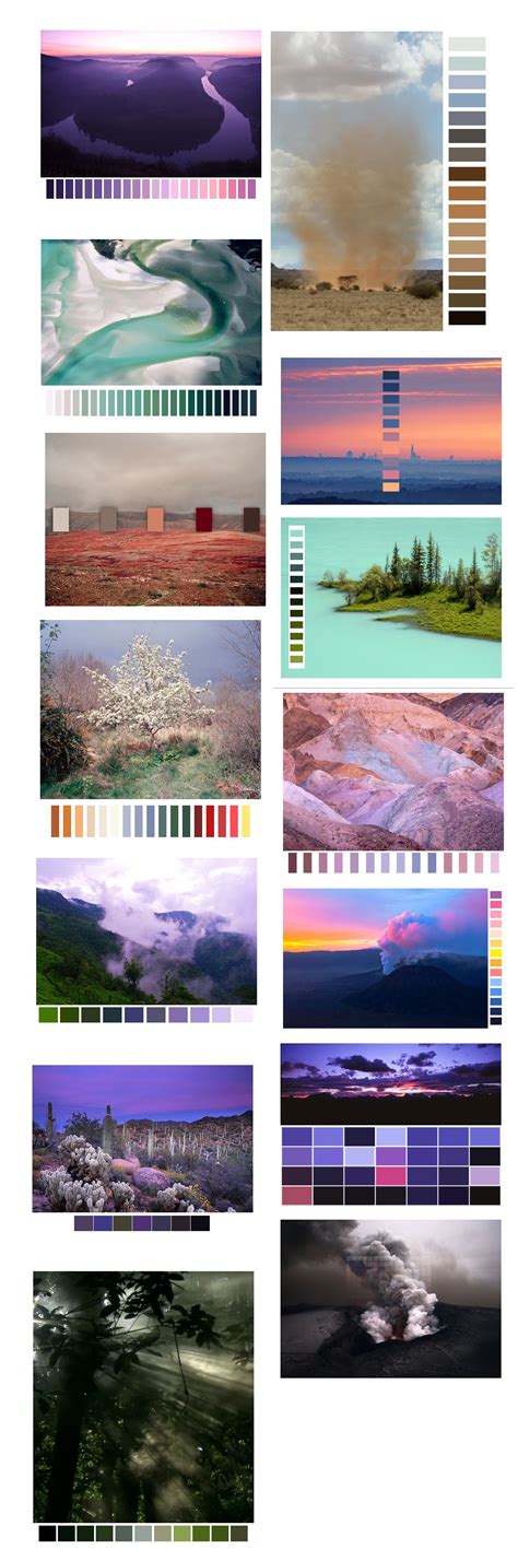 An Inspiring Blog That Matches Color Palettes To Beautiful Nature