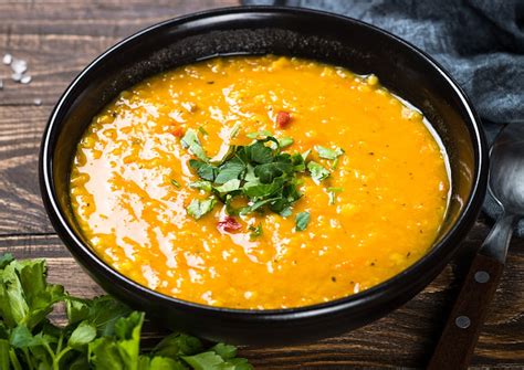 Curry Coconut Red Lentil Soup The Vegan Atlas