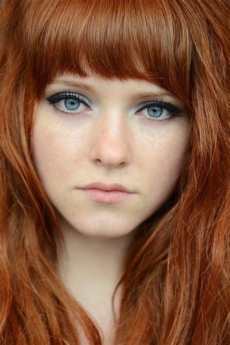 We Love Her Bangs Beautiful Red Hair Red Hair Freckles Natural Red Hair