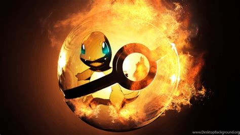 Wallpaper Charmander Video Game Pokemon Fire Ball Flame Glow