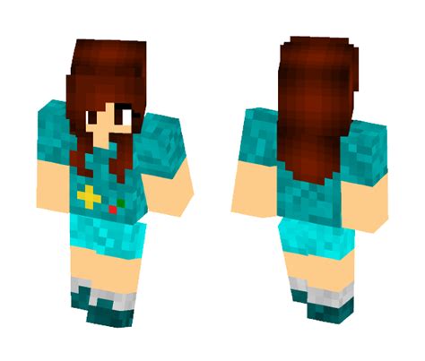 Install Gamer Girl First Girl Skin Skin For Free Superminecraftskins