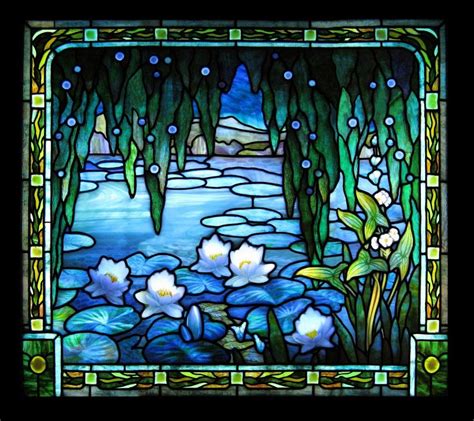Popular stained glass bathroom window of good quality and at affordable prices you can buy on aliexpress. A stained glass panel featuring a cypress tree and water ...