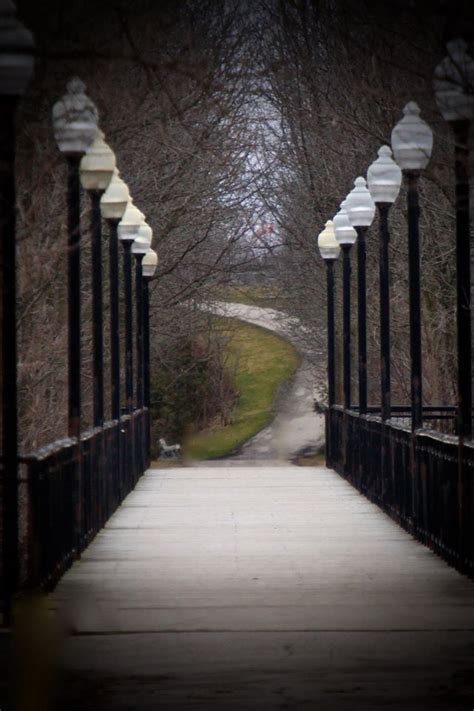 Beautiful View Of Sarnia Bridge On The Grand Trunk Trail Photographed