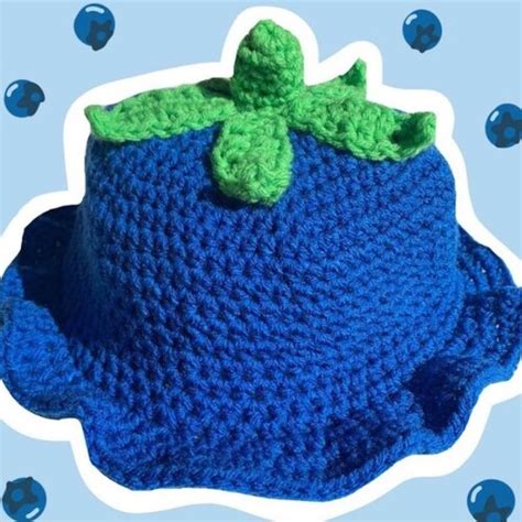 Crochet Fruit Bucket Hat Etsy