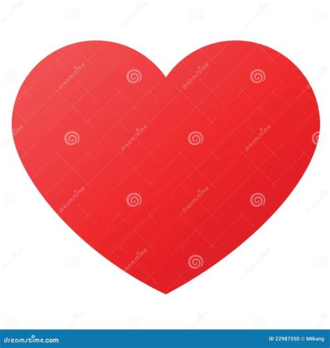 Forma Do Coração Para Símbolos Do Amor Ilustração Do Vetor Ilustração