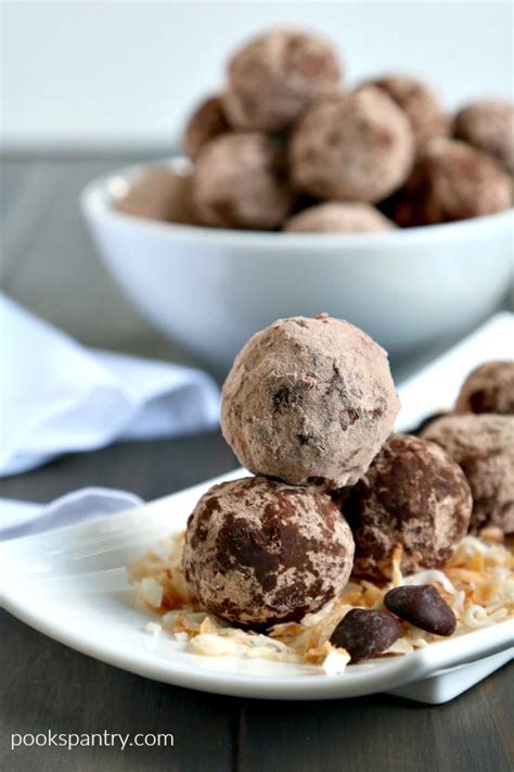 Chocolate Coconut Rum Balls Recipe Easy No Bake