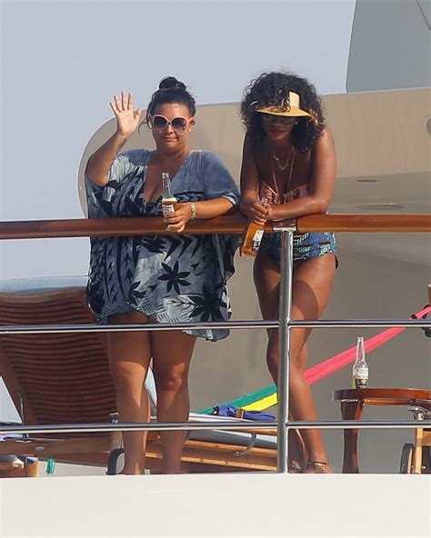 Wearing A Bikini On A Yacht In France 27 July 2012 Rihanna Photo