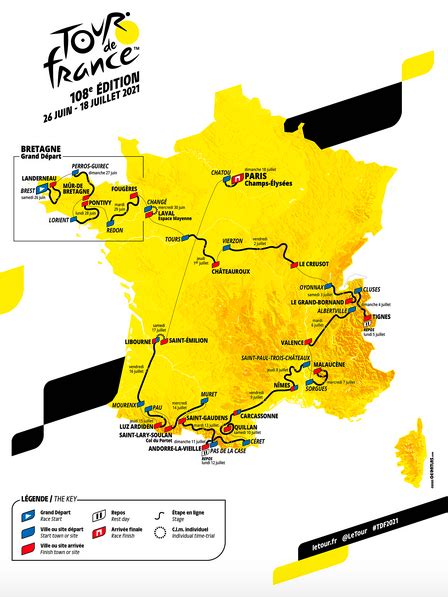 Day in day out you'll find race results, stage reports and videos on cyclingstage.com. Le parcours du Tour de France 2021, programmé du 26 juin au 18 juillet prochains