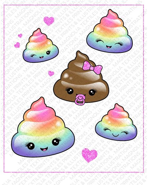 Rainbow Poop Emoji Wallpaper Carrotapp