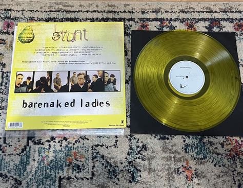 Stunt Barenaked Ladies Limited 180 Gram Translucent Yellow Colored Vinyl 8719262024878 Ebay