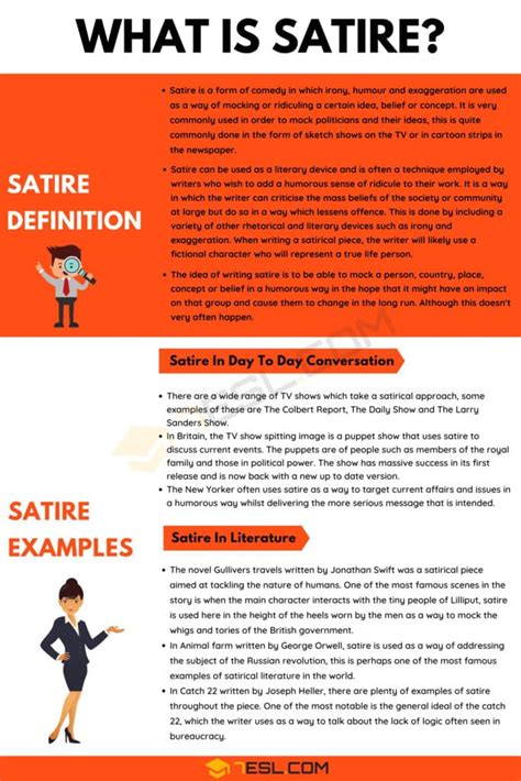 Satire Definition And Examples Of Satire In Conversation And Literature