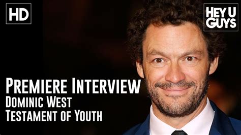 Dominic West Interview Testament Of Youth Lff Premiere Youtube