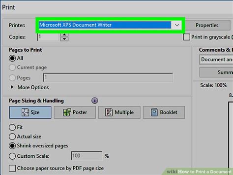 How To Print A Document With Pictures Wikihow