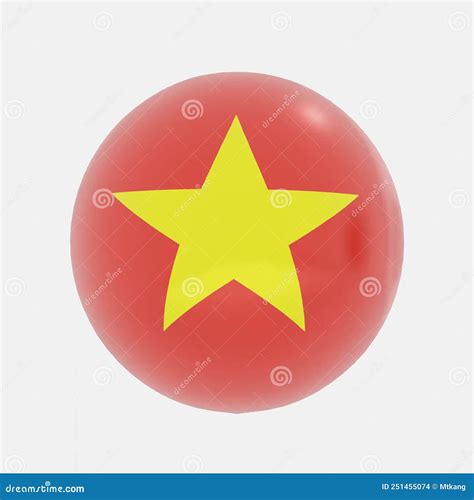 Vietnam Flag Icon Or Symbols Stock Illustration Illustration Of Badge