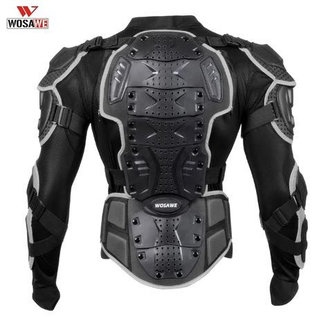 Wosawe Motorcycle Full Body Armor Protection Jackets Motocross Racing Clothing Suit Moto Riding