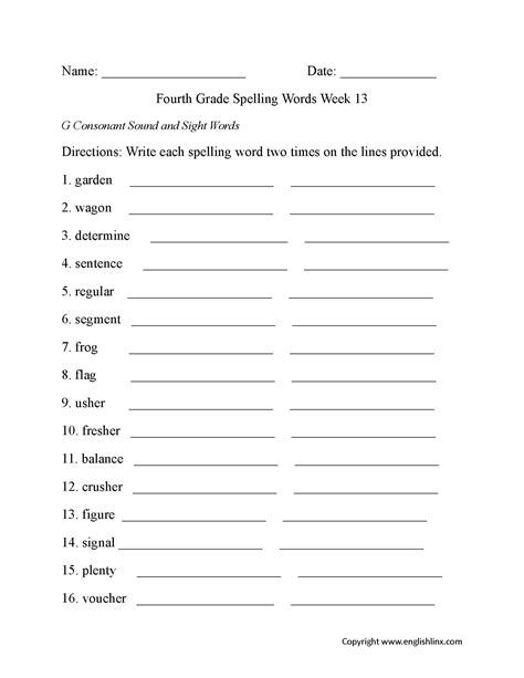 Printable Worksheet For 5th Graders