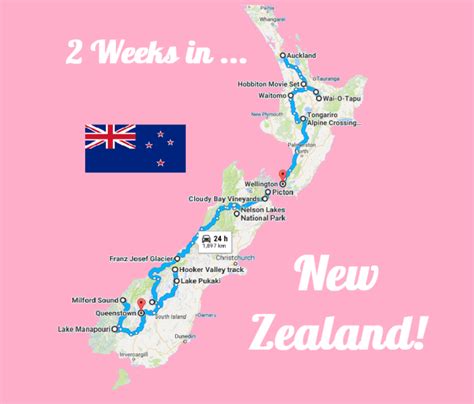 My Travel Itinerary 2 Weeks In New Zealand Marie The Baguettes