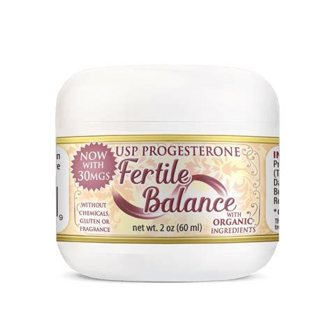 Organic Usp Progesterone Cream For Hormone Boost Fertility