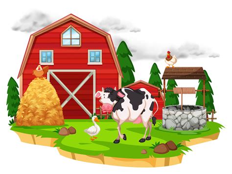 Scene With Farm Animals On The Farm 299059 Download Free
