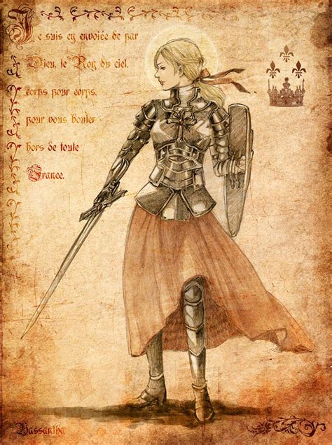 Jeanne Darc By Vassantha On Deviantart Saint Joan Of Arc Joan Of