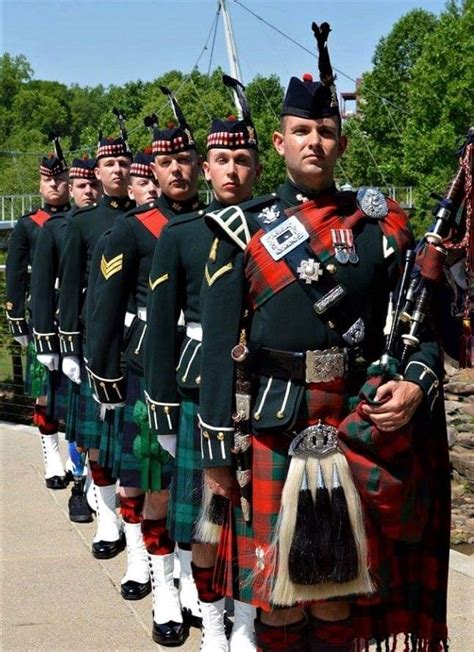 Army Pipers Uniform Rrs Scottish Army Mackenzie Tartan Royal