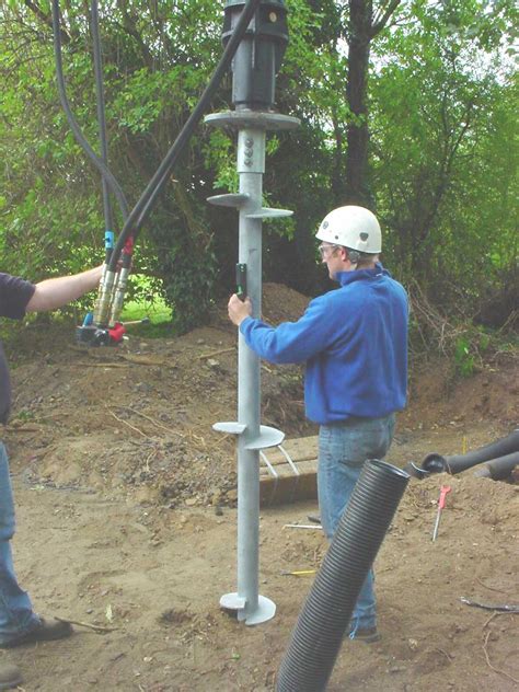 Diy Helical Piers Sinking Foundation Using Helical Pile Underpinning