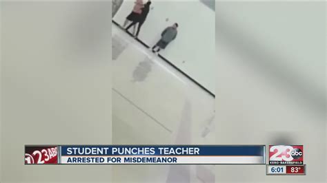 Video Student Arrested After Punching Teacher Youtube
