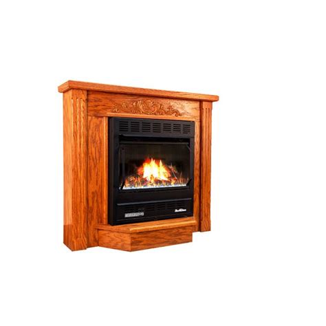 Buck Stove Model 1127 Vent Free Gas Fireplace With Classic Mantel