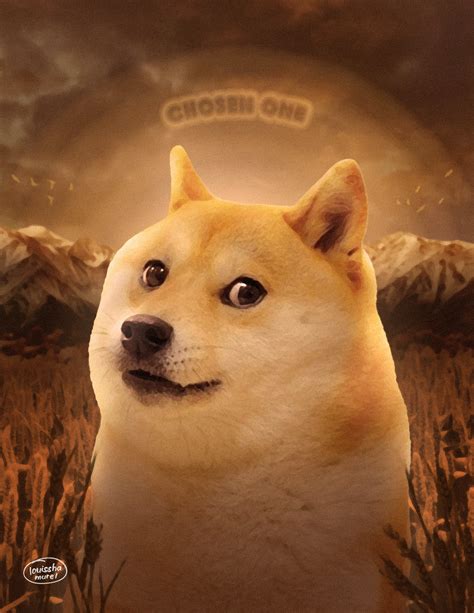 Doge Funny Meme Shiba Inu Poster Fan Art Digital Photo Manipulation