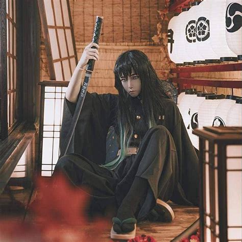 Xcoser Demon Slayer Kimetsu No Yaiba Anime Muichiro Tokito Cosplay