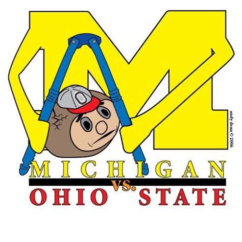 Crush Those Nuts Michigan Football Funny Michigan Funny Ohio State Logo