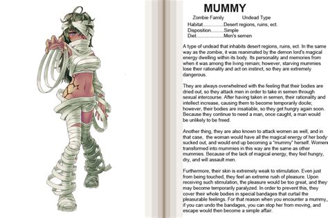 Kenkou Cross Mummy Monster Girl Encyclopedia Monster Girl Encyclopedia Hard Translated