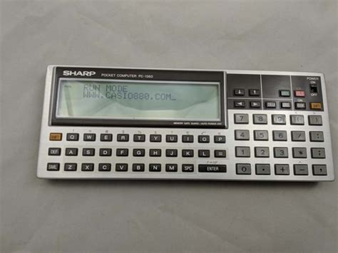 Sharp Calculator Pc 1360 With Memory Card 32kb Ce 2h32m 478 Casio 880