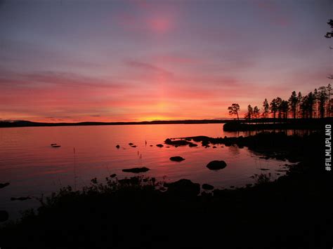 Filming Location Summer And Midnight Sun In Lapland Film Lapland