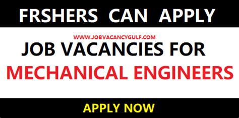 I want professional summary of mechanical engineer with 1 yr experience in assembly. JOB VACANCIES FOR MECHANICAL ENGINEERING - FRESHERS CAN ...