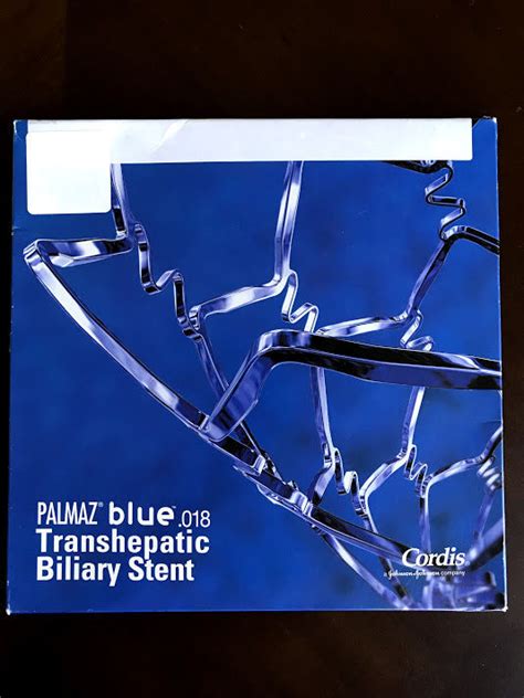 New Cordis Palmaz Blue 018 Otw Transhepatic Biliary Stent