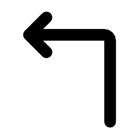 Turn Left Direction Vector Svg Icon Svg Repo