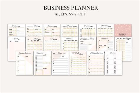 Free Business Planner Printables