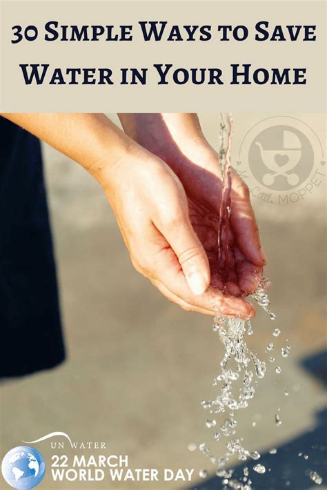 30 Simple Ways To Save Water In Your Home Ways To Save Water Save