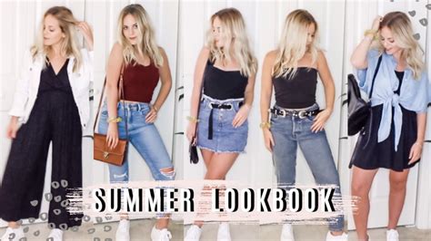 10 Simple Summer Looks Casual Summer Outfit Ideas Youtube