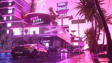 Vice City 4k Wallpapers Top Free Vice City 4k Backgrounds