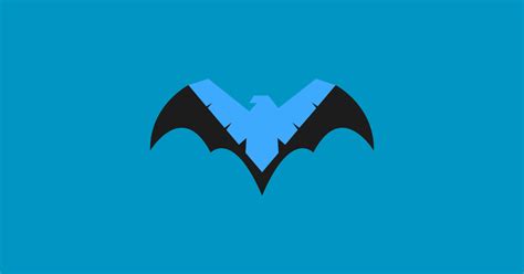 Nightwing Bat Logo Nightwing T Shirt Teepublic