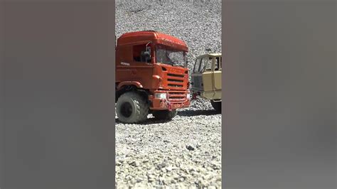 Rc Tatra 8x8 Lkw Bergung Auf Der Baustelle Youtube
