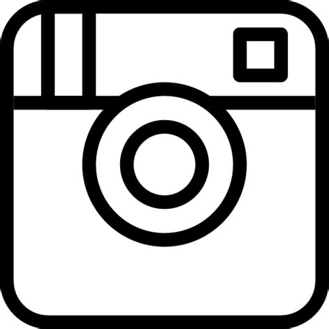 12 Black Instagram Logo Small Icon Images Black